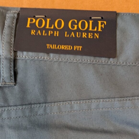 Ralph Lauren Blue Polo Golf Pants Tailored Fit Mens 36x32 NWT - Picture 3 of 14